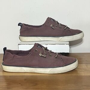 Sperry Top-Sider Women's‎ Pier View Low Top Fashion Sneakers Maroon Size 9 M